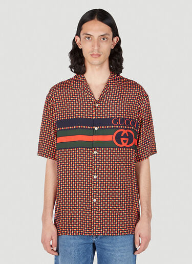 Houndstooth 保龄球衫 Gucci Houndstooth 保龄球衫 红色 guc0152073