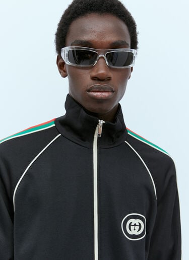 Web Stripe Track Jacket Gucci Web Stripe Track Jacket Black guc0153021