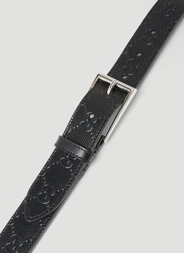 GG Tennis 腰带 Gucci GG Tennis 腰带 黑色 guc0153084