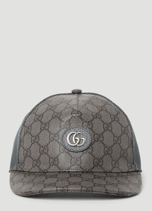 Gucci GG Supreme Baseball Cap Grey guc0153105