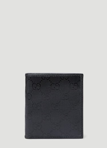 Gucci GG Crystal 双折钱包 黑色 guc0154048