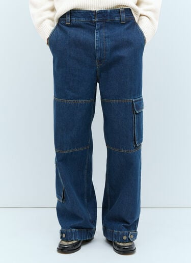 데님 카고 팬츠 Gucci 데님 카고 팬츠 블루 guc0155016