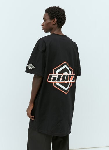 Logo Emblems T-Shirt Gucci Logo Emblems T-Shirt Black guc0155059
