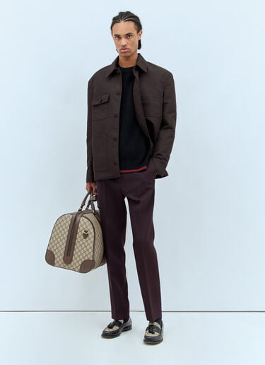 Wool And Cashmere Sweater Gucci Wool And Cashmere Sweater Black guc0158008