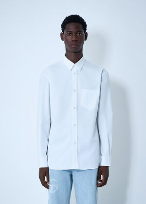 Gucci Button-Down Shirt White guc0161006