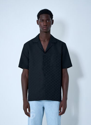 GG Canvas Shirt Gucci GG Canvas Shirt Black guc0161008