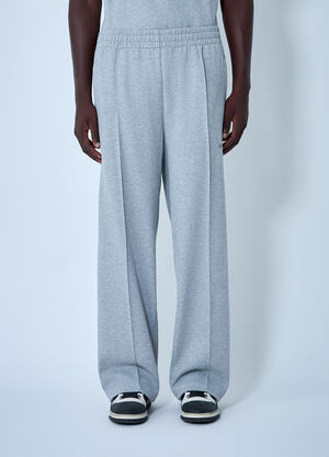 Gucci Logo Motif Track Pants Light Grey guc0161015