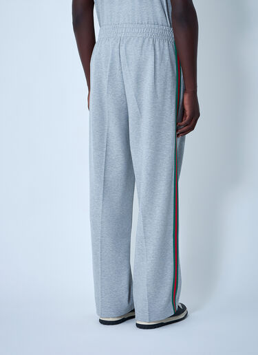 Logo Motif Track Pants Gucci Logo Motif Track Pants Light Grey guc0161015