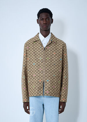 Gucci GG Canvas Jacket Camel guc0161016
