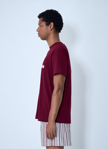 Logo Motif T-Shirt Gucci Logo Motif T-Shirt Red guc0161019