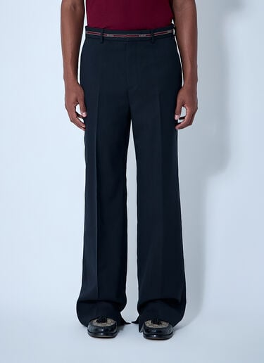 Tailored Wool Pants Gucci Tailored Wool Pants Navy guc0161026