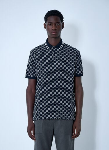 Interlocking G Polo Shirt Gucci Interlocking G Polo Shirt Navy guc0161037