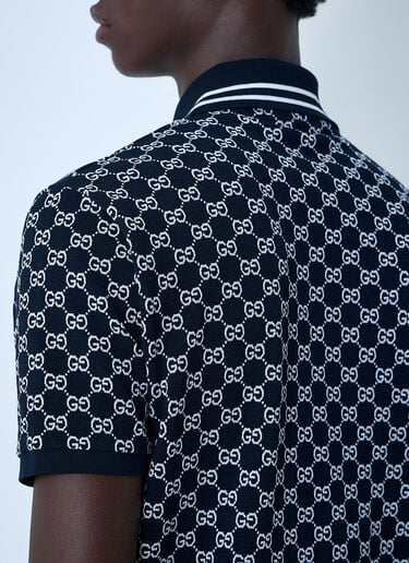 Interlocking G Polo Shirt Gucci Interlocking G Polo Shirt Navy guc0161037