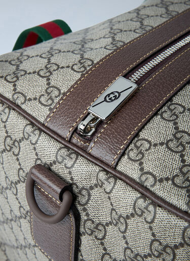 Medium Duffle Bag With Web Stripe Gucci Medium Duffle Bag With Web Stripe Beige guc0161064
