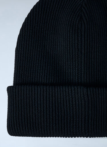 Logo Motif Beanie Hat Gucci Logo Motif Beanie Hat Black guc0161083