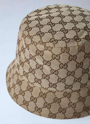 Logo Motif Bucket Hat Gucci Logo Motif Bucket Hat Beige guc0161084