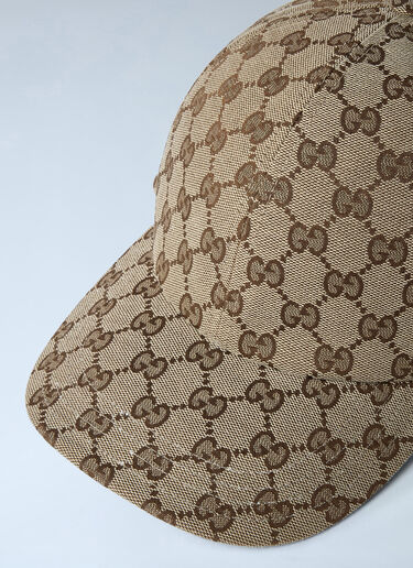 Logo Motif Baseball Cap Gucci Logo Motif Baseball Cap Beige guc0161085