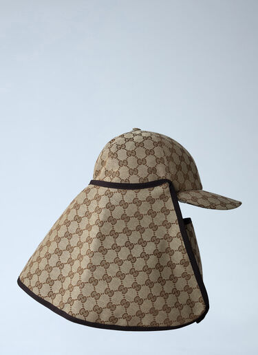 Logo Motif Baseball Cap Gucci Logo Motif Baseball Cap Beige guc0161085