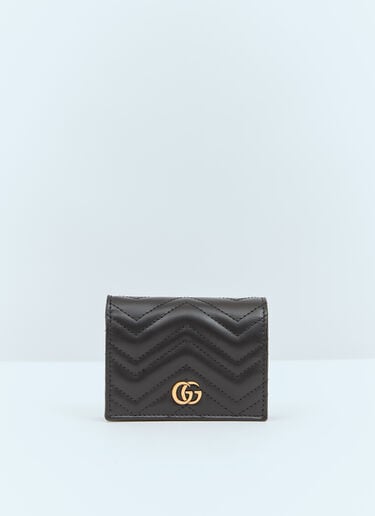 GG Marmont Card Case Wallet Gucci GG Marmont Card Case Wallet Black guc0237026