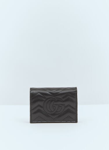 GG Marmont Card Case Wallet Gucci GG Marmont Card Case Wallet Black guc0237026