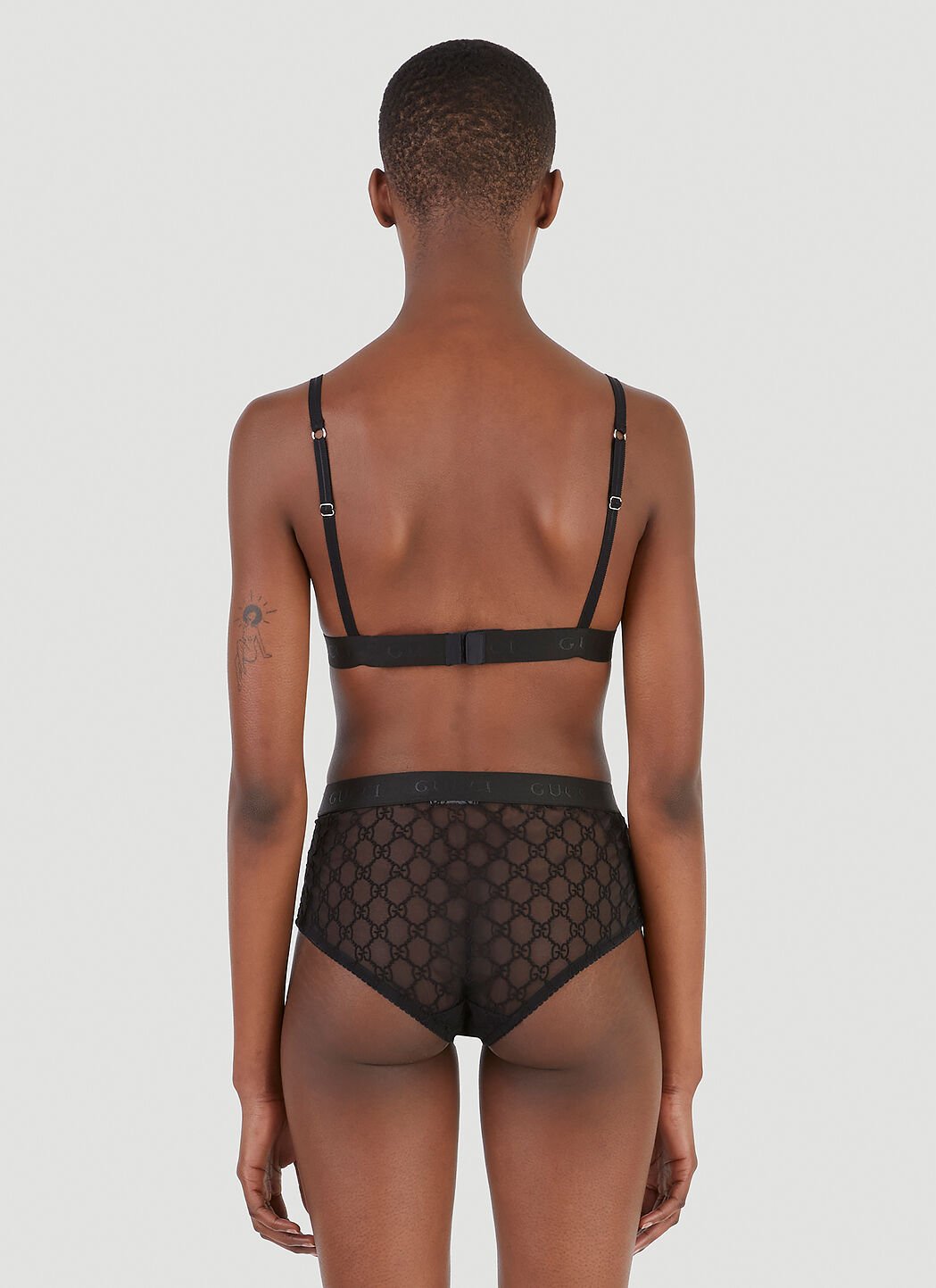 ショートパンツ High waist GG Tulle Lingerie Set GG Supreme Tulle Lingerie Set