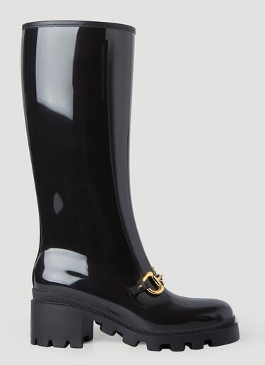 니하이 홀스빗 레인 부츠 Gucci 니하이 홀스빗 레인 부츠 블랙 guc0245072