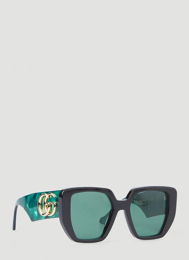 Oversized Logo Sunglasses Gucci Oversized Logo Sunglasses Black guc0245251
