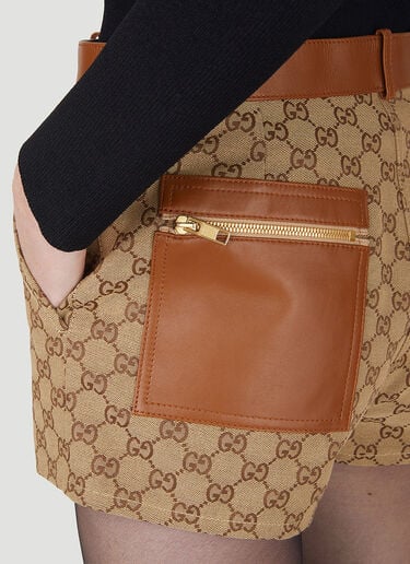 Aria Supreme 短裤 Gucci Aria Supreme 短裤 棕色 guc0247064