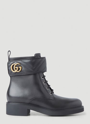 Marmont Cuff Boots Gucci Marmont Cuff Boots Black guc0247109