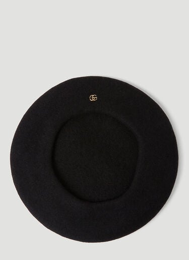 羊毛毡贝雷帽 Gucci 羊毛毡贝雷帽 黑色 guc0251013