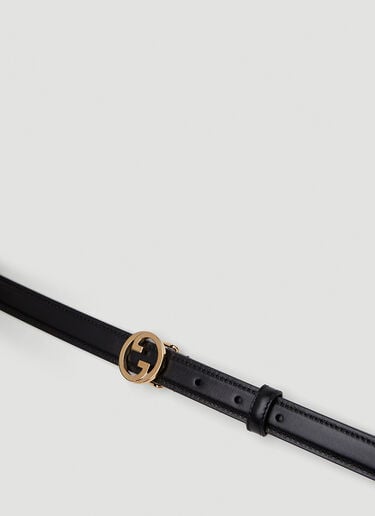 Interlocking G Belt Gucci Interlocking G Belt Black guc0251141