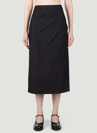 드레이프 스커트 Gucci 드레이프 스커트 블랙 guc0251180