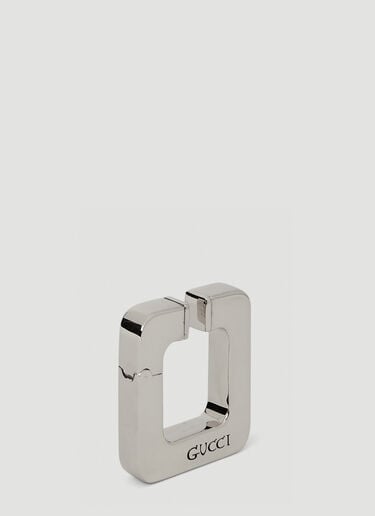 로고 인그레이빙 이어 커프 Gucci 로고 인그레이빙 이어 커프 실버 guc0251228