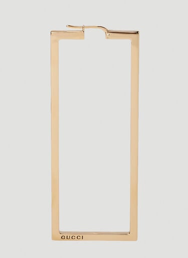 Mono 矩形耳环 Gucci Mono 矩形耳环 金色 guc0251232