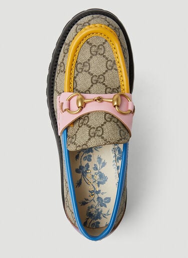 Gucci GG 拼色乐福鞋 米色 guc0251281