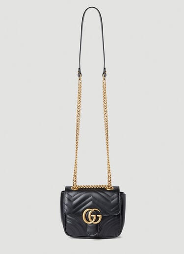 GG Marmont 2 迷你单肩包 Gucci GG Marmont 2 迷你单肩包 黑色 guc0252027