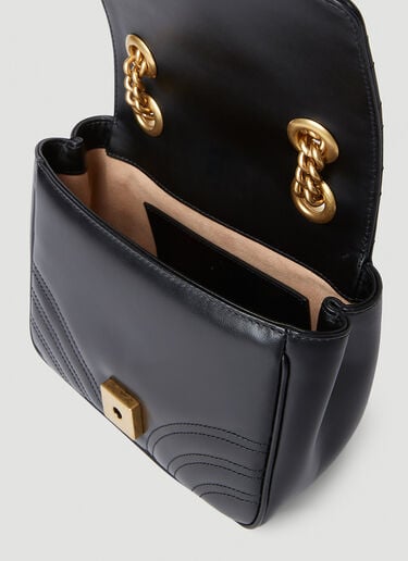 GG Marmont 2 迷你单肩包 Gucci GG Marmont 2 迷你单肩包 黑色 guc0252027