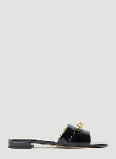 Dionysus 皮革凉鞋 Gucci Dionysus 皮革凉鞋 黑色 guc0253117