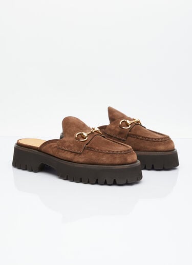 Horsebit 穆勒鞋 Gucci Horsebit 穆勒鞋 棕 guc0254029