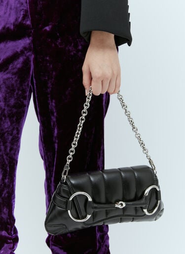 GG 홀스빗 체인 스몰 숄더백 Gucci GG 홀스빗 체인 스몰 숄더백 블랙 guc0254055