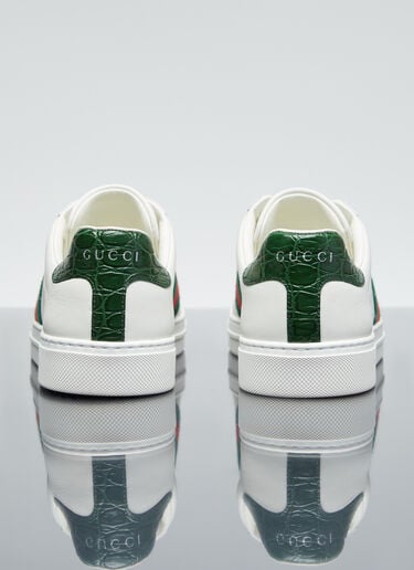 Gucci Ace Web Sneakers White guc0255088