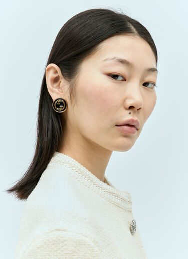 GG Blondie Earrings Gucci GG Blondie Earrings Black guc0255101