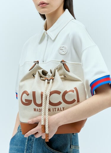 로고 프린트 조절끈 숄더백 Gucci 로고 프린트 조절끈 숄더백 베이지 guc0255152