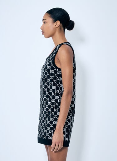GG Wool-Blend Jacquard Dress Gucci GG Wool-Blend Jacquard Dress Black guc0259010
