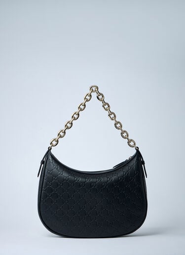 Large GG Emblem Shoulder Bag Gucci Large GG Emblem Shoulder Bag Black guc0261014