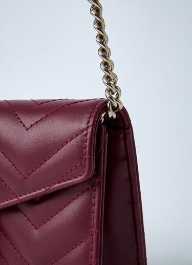 GG Marmont Wallet On Chain Gucci GG Marmont Wallet On Chain Bordeaux guc0261032
