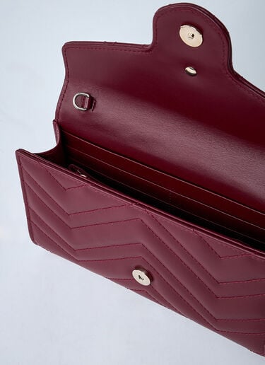 GG Marmont Wallet On Chain Gucci GG Marmont Wallet On Chain Bordeaux guc0261032