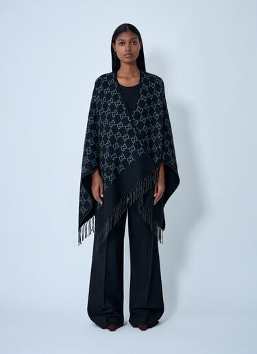 GG Poncho Gucci GG Poncho Black guc0261053