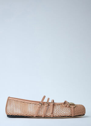 Gucci Horsebit Ballerina Flats Pink guc0261057