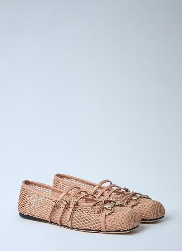 Horsebit Ballerina Flats Gucci Horsebit Ballerina Flats Pink guc0261057
